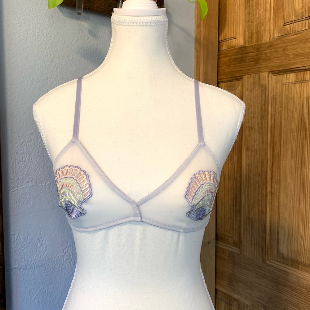 Out From Under for Urban Outfitters Mermaid Shell bralette SP